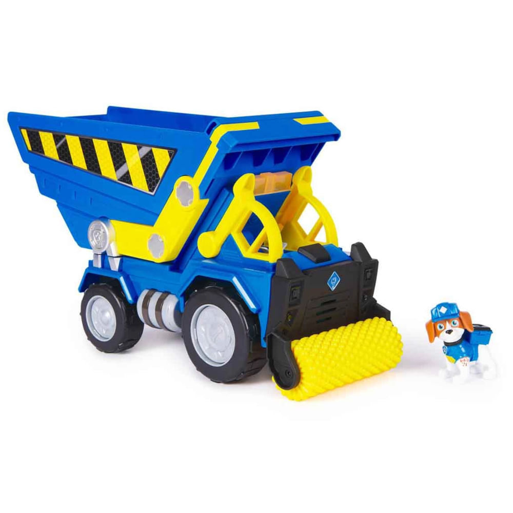 Veículo Roda Livre com Luz e Som - Caminhão Basculante Deluxe do Wheeler - Patrulha Canina - 36 cm - Sunny