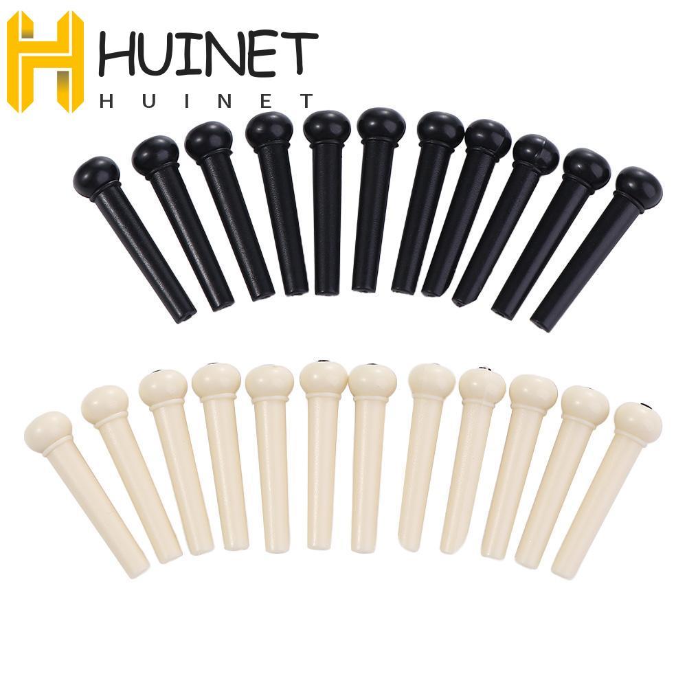 HUINET Extrator Conjunto De Guitarra Pinos De Corda Peças De 12 Pçs/set Cordas Cone Fixo Acústica Pegs