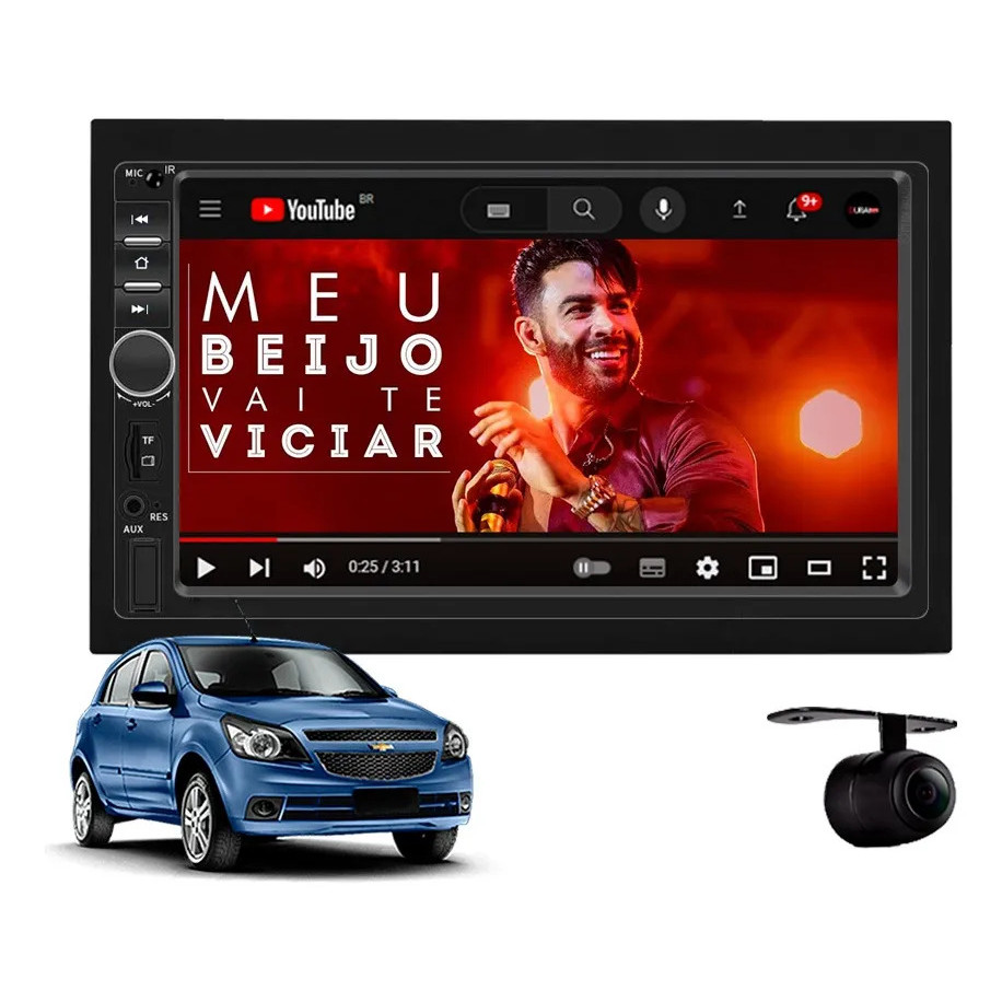 Central Multimídia Chevrolet Agile 2010 À 2014