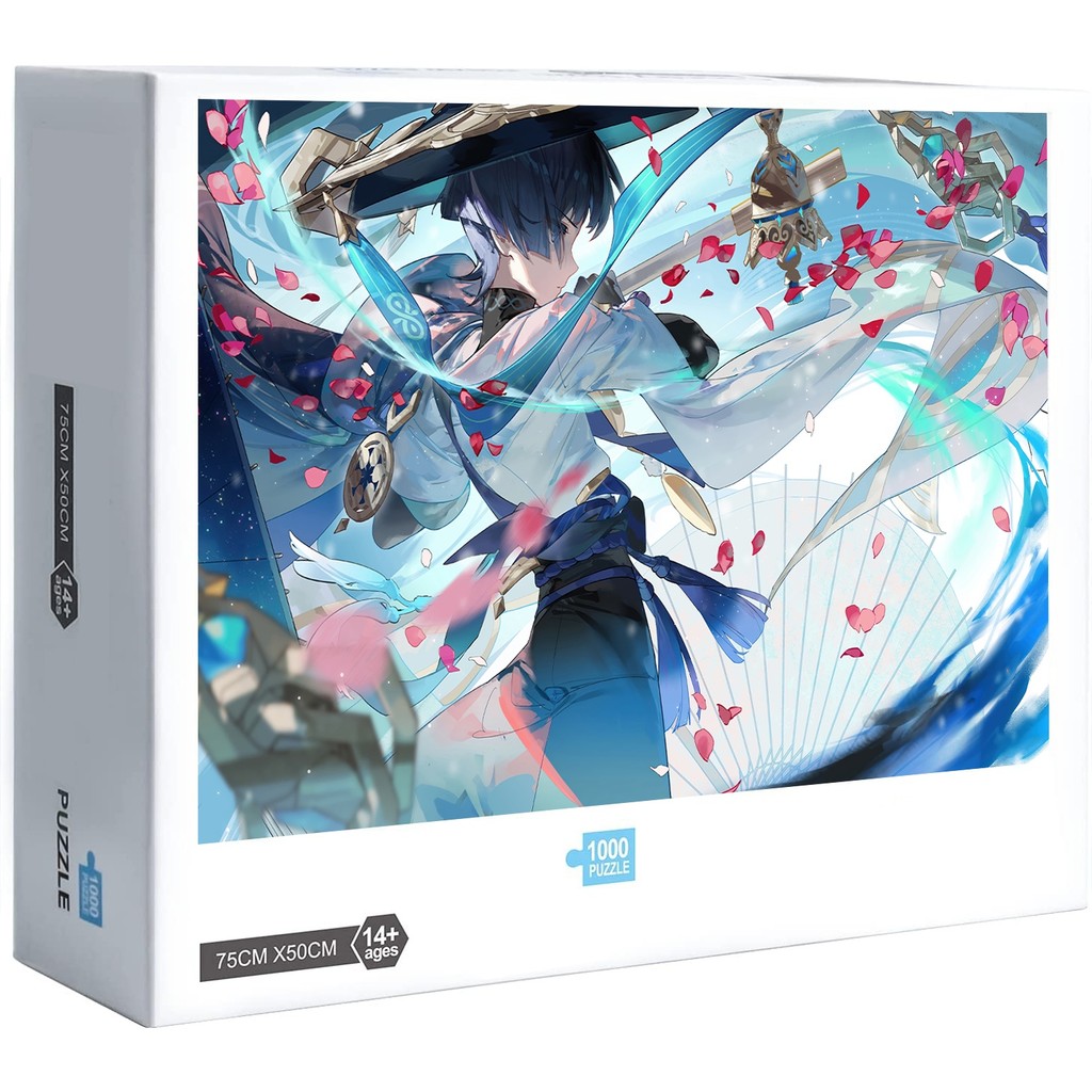 Wanderer Scaramouche Genshin Impact Quebra-Cabeça 300 500 1000 Peças Decoração De Casa Jogo Presente