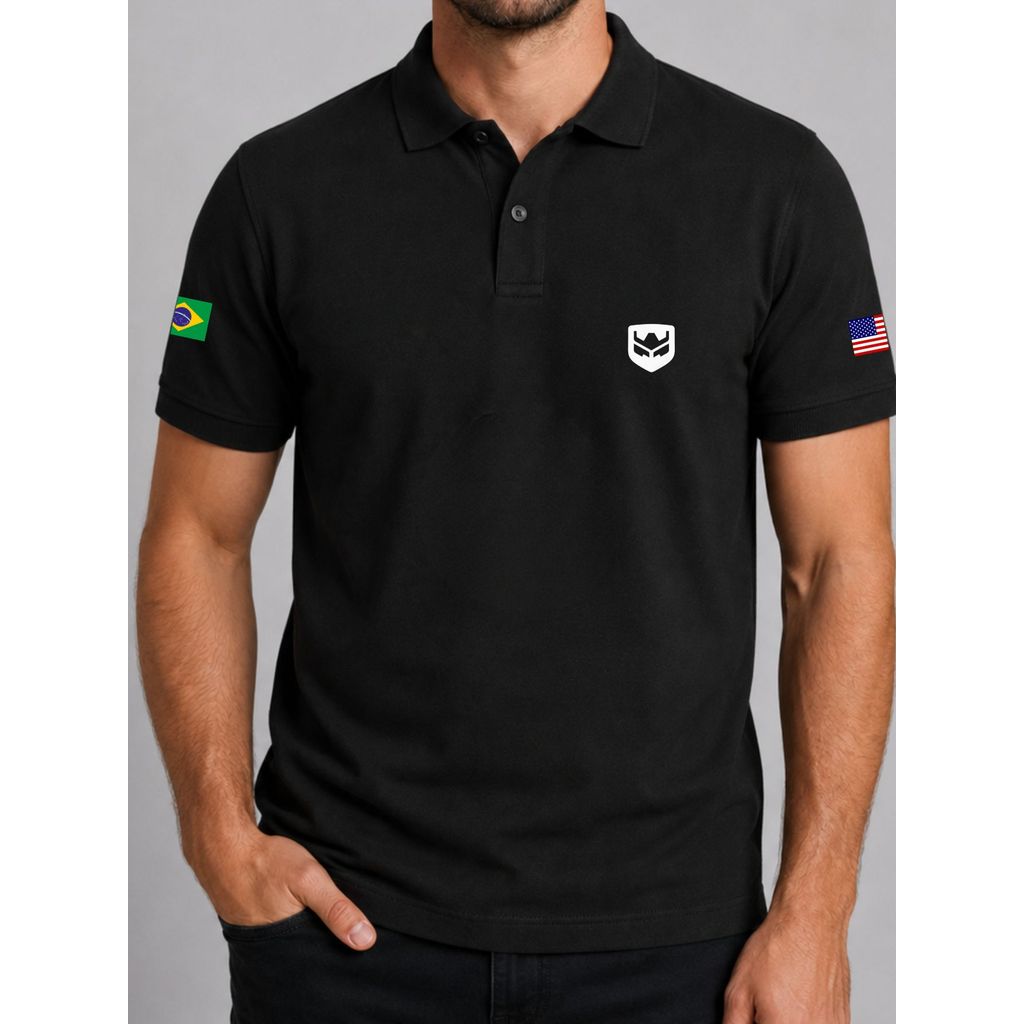 Camiseta Gola Polo Estilo Country Cowboy Agro Rincon + Boné