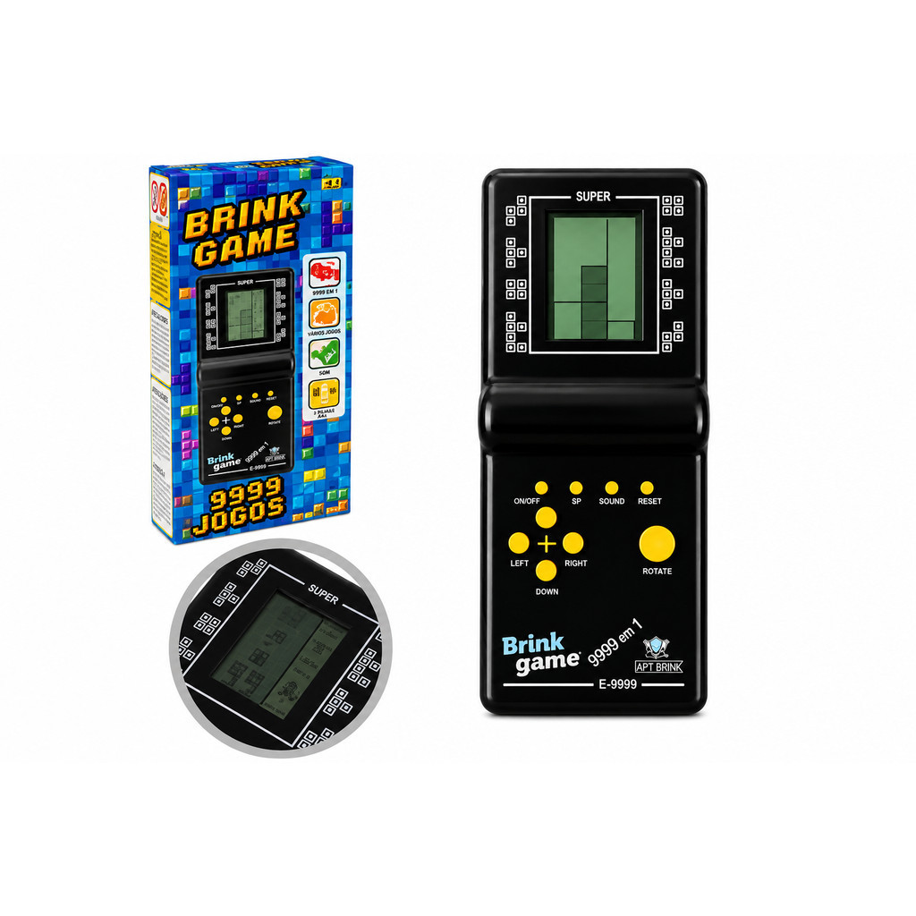 Mini Game Retro Brick Game E‑9999 | 9999 Jogos em 1