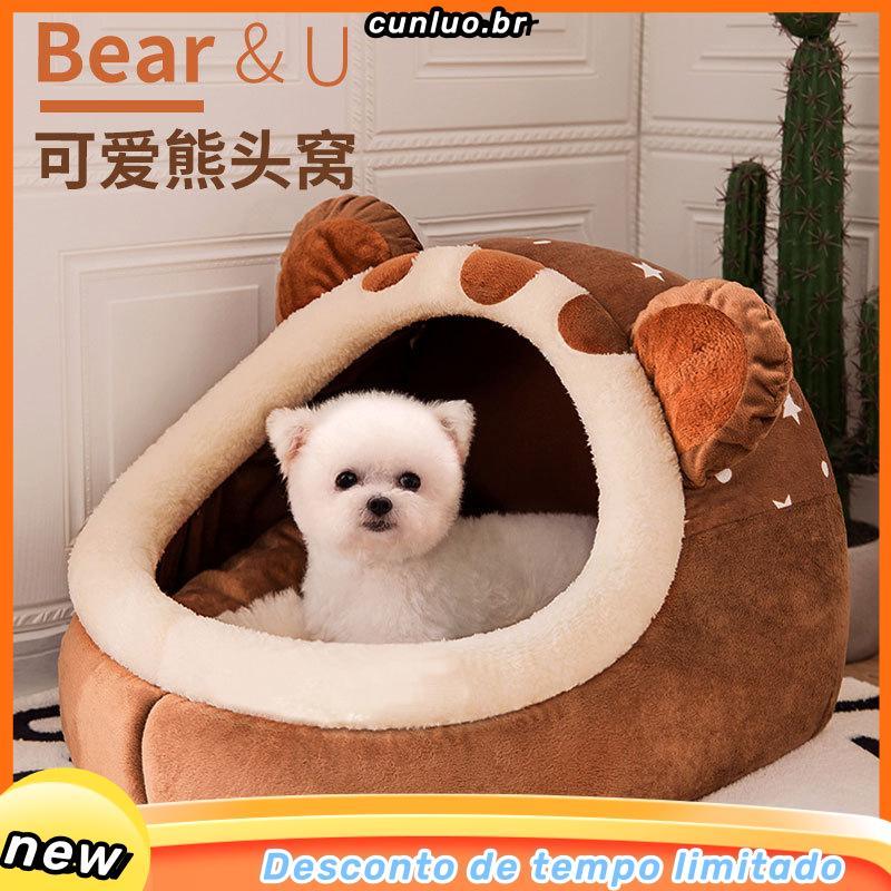 Cama De Inverno Para Cachorro , Casa De Com Aquecimento Automático , Aconchegante , Barraca De Dormir , Camas De Caverna