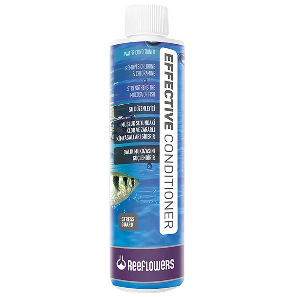 Anticloro Reeflowers Effective Conditioner 250ml Elimina Cloro E Metais Pesados