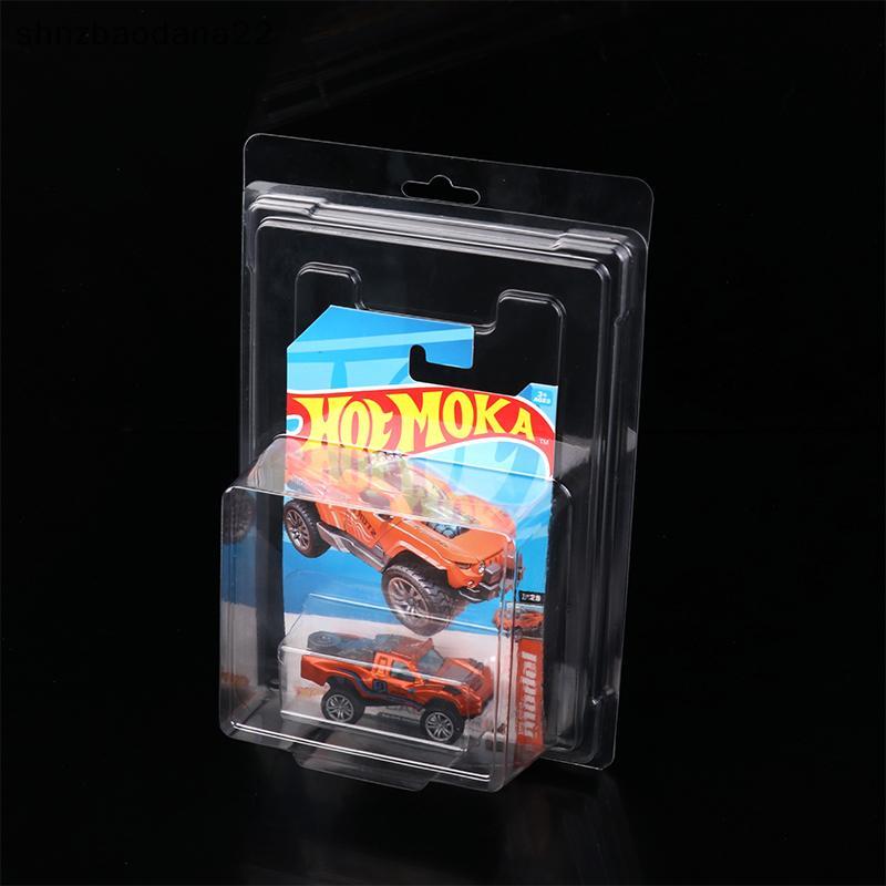 [Shnzd] Estojo Transparente Para Brinquedo De Carro MINI GT Protetor Shell Boulevard Team Transport Model Card Board Cap