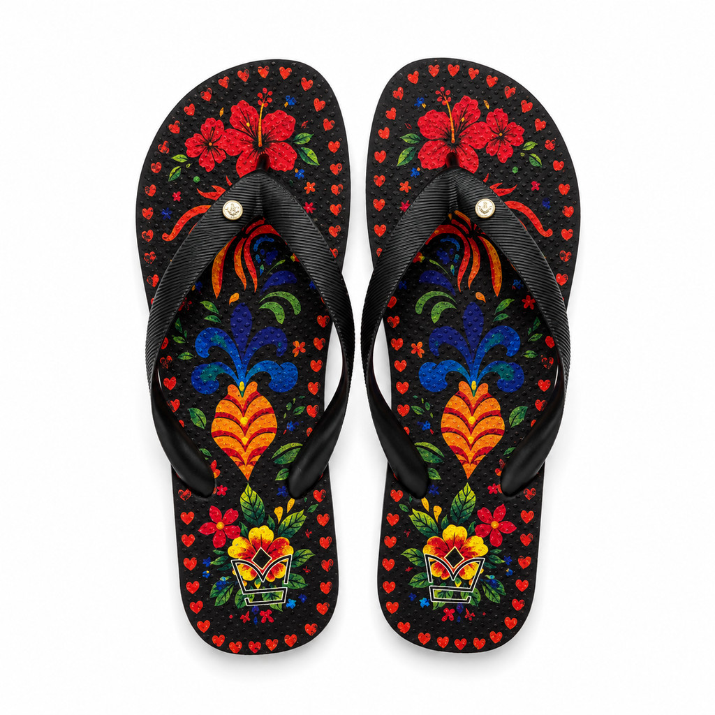 Chinelo Feminino Antiderrapante Moderno Confortável Casual Estampado