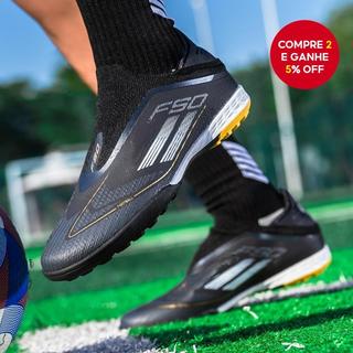 Novo F50 Chuteira de Futebol Adulta com Pregos Longos em TPU, Antiderrapante, para Treina…