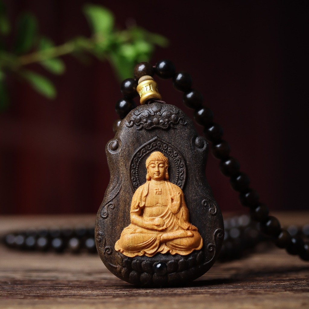 Agarwood escultura em madeira cartão de transferência do zodíaco Bodhisattva homens mulheres Benming estátua de buda oit