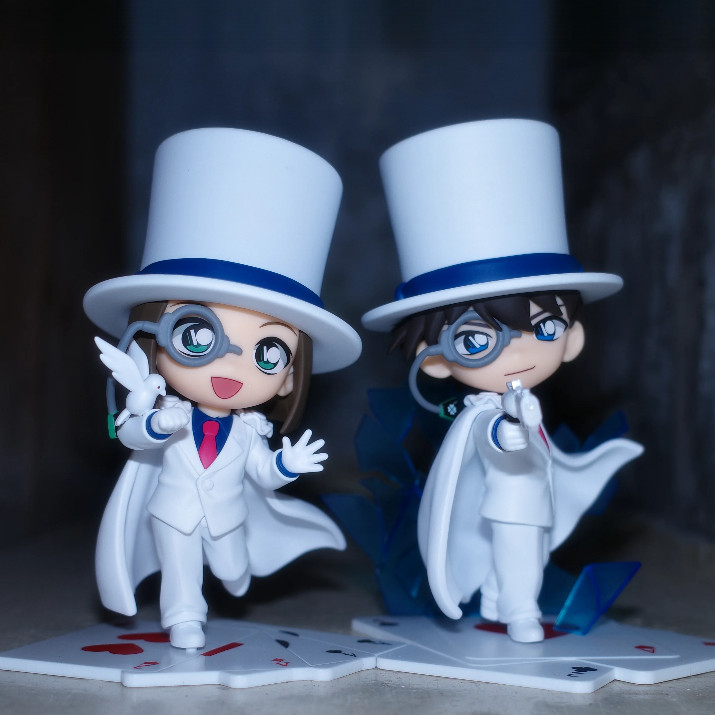 [Genuíno] Detetive Conan Its SHOW TIME Kid the Phantom Thief Outfit Change Series Figura Confirmada Boneca Ornamento Pre