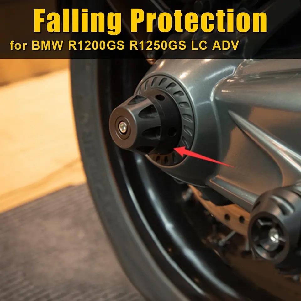 Acessórios de proteção contra quedas para eixo traseiro da motocicleta BMW R1200GS R1250GS ADV