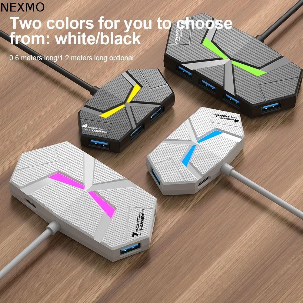 Estação De Acoplamento USB NEXMO , Adaptador Divisor Tipo C De 4/7 Portas , De HUB 3.0 De Transmissão De Alta Velocidade