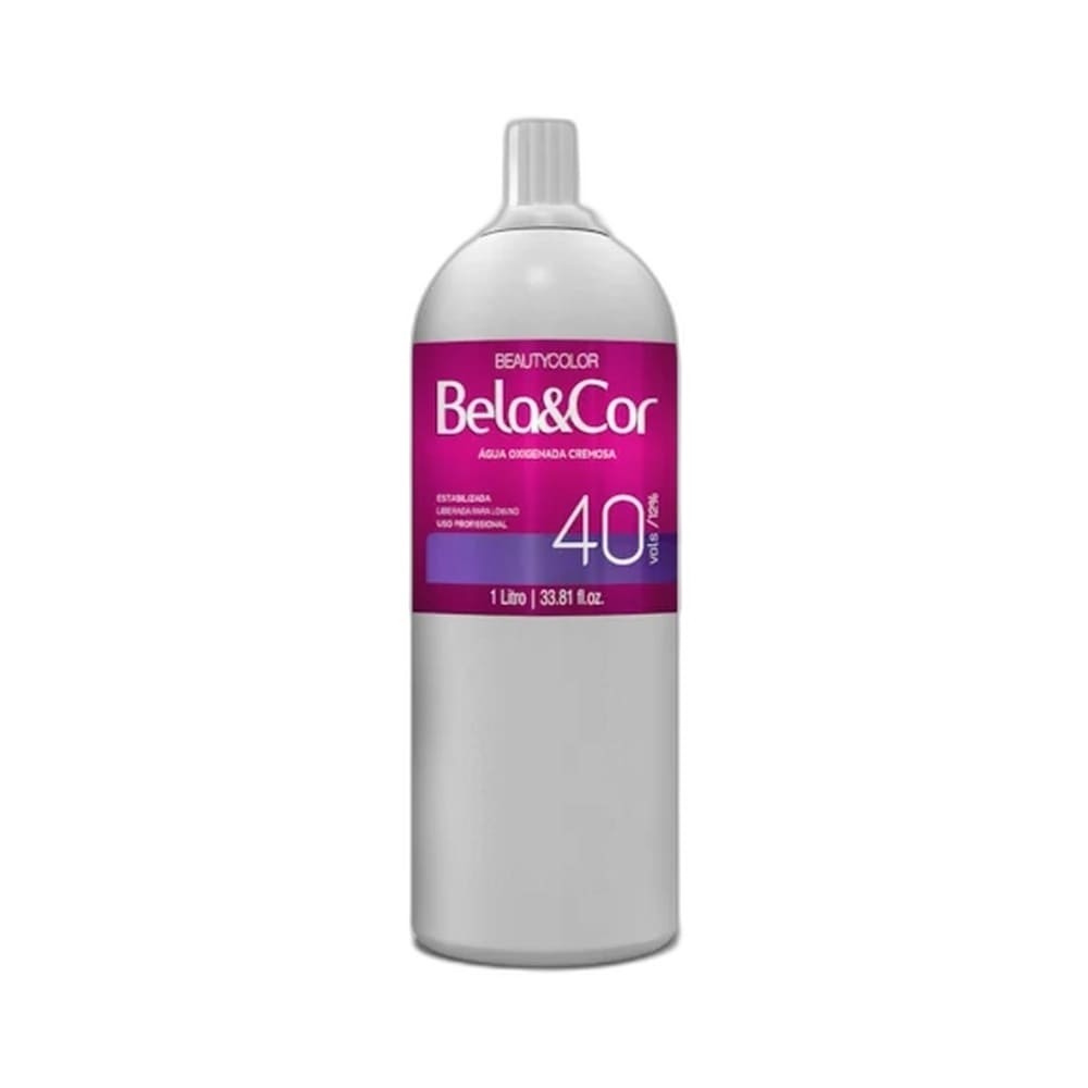 Água Oxigenada Beauty Color Bela & Cor 40 Volumes 1000ml