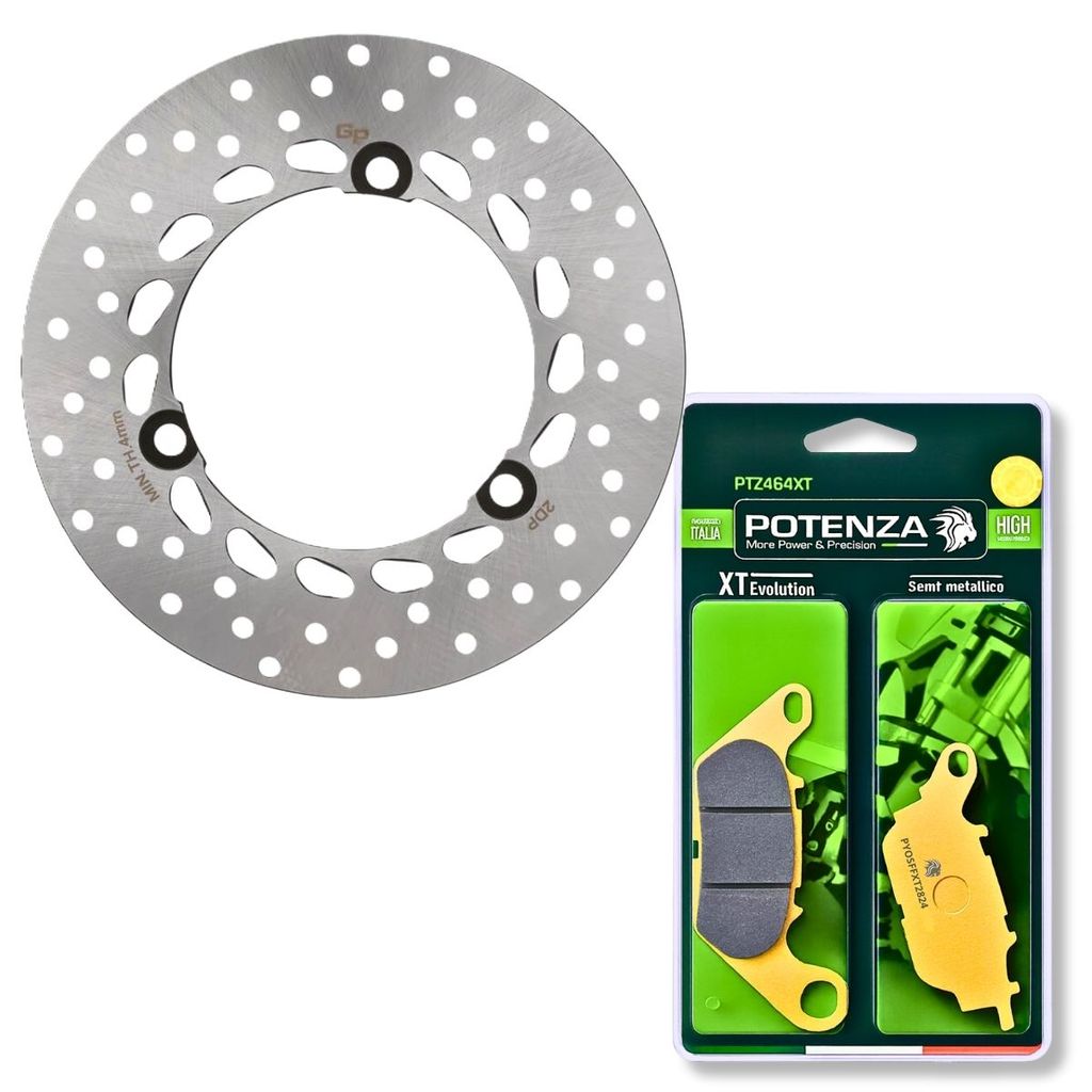Disco de Freio Traseiro Nmax 160 2016-2025 +- Pastilhas Potenza