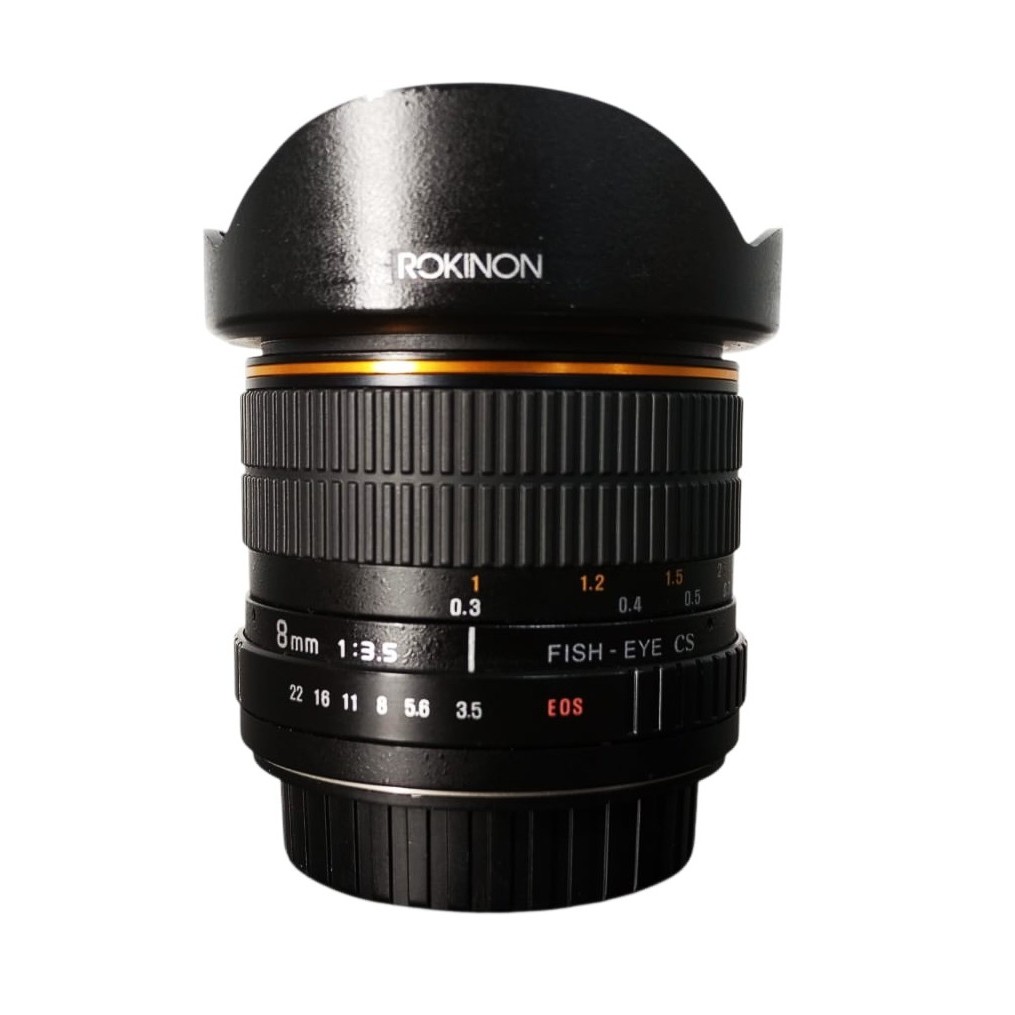 Lente Rokinon 8mm F/3.5 Fish-eye CS para Canon + Garantia E Nota Fiscal