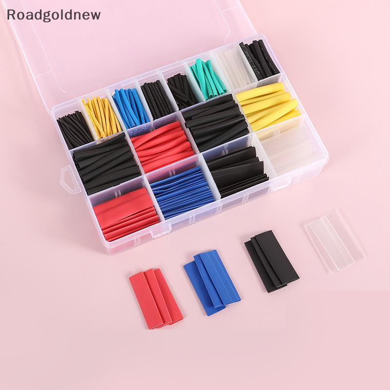 RGN 328 Pçs Isolamento De Poliolefina Tubo Termo Retrátil Manga Envoltório Fio Variedade Encolhível Cabo Mangas Conjunto