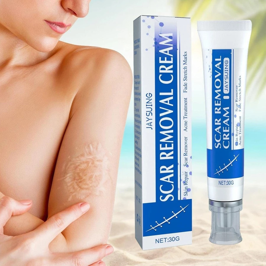 30g Creme Reparador Avançado De Cicatrizes – Manteiga De Karité , Esqualano E Centella | Seguro Para Gravidez/Crianças