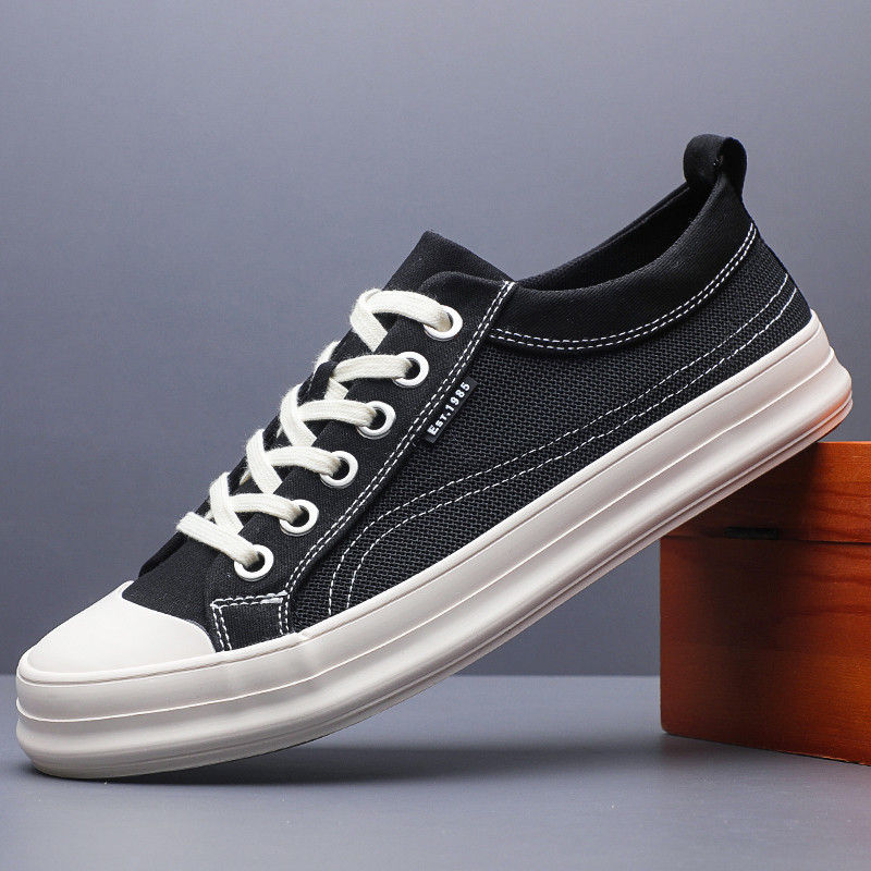 2026 novo estilo sapatos masculinos sapatos de lona sapatos casuais masculinos tênis verão respirável sapatos de pano na