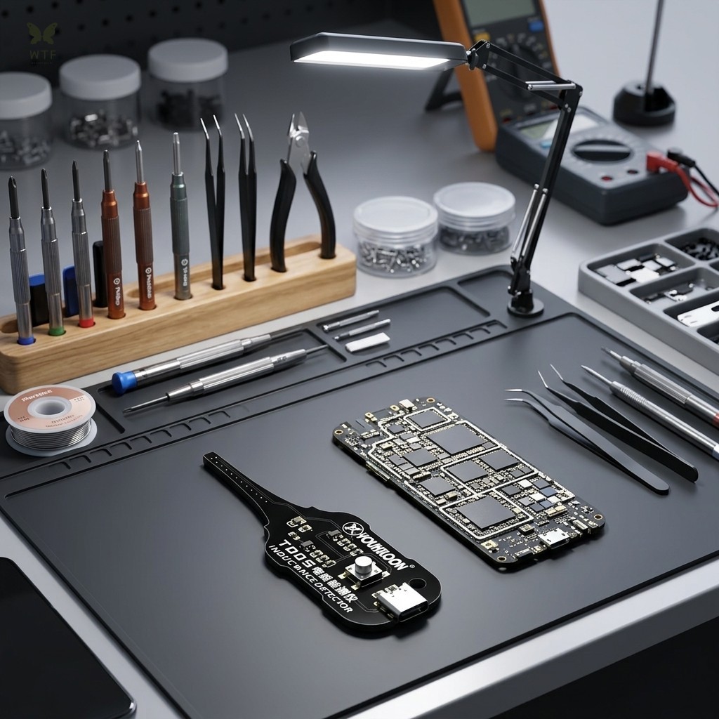 Testador De Indutor De Capacitor-Ferramenta De Reparo De Celular Para Detecção De Bateria Da Placa-Mãe