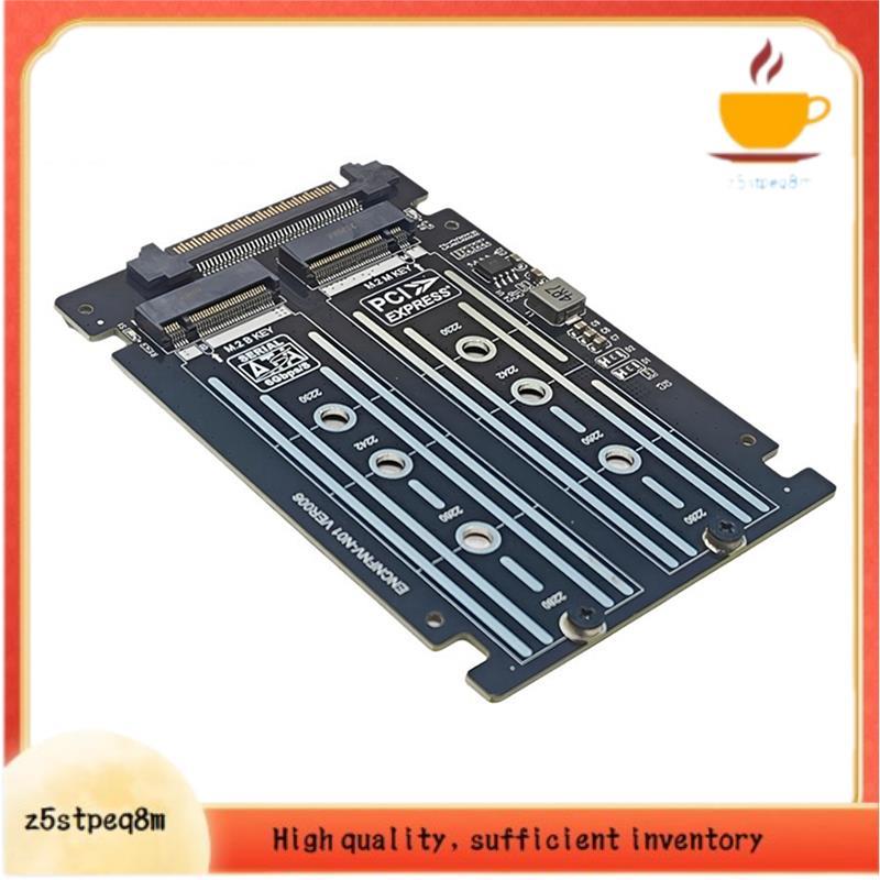 M . SSD Duplo SATA 6 Gbps De 2 Teclas B Para SFF-8639 U Conversor De Placa Adaptadora 2 Em 1 NVME PCI-E4.0