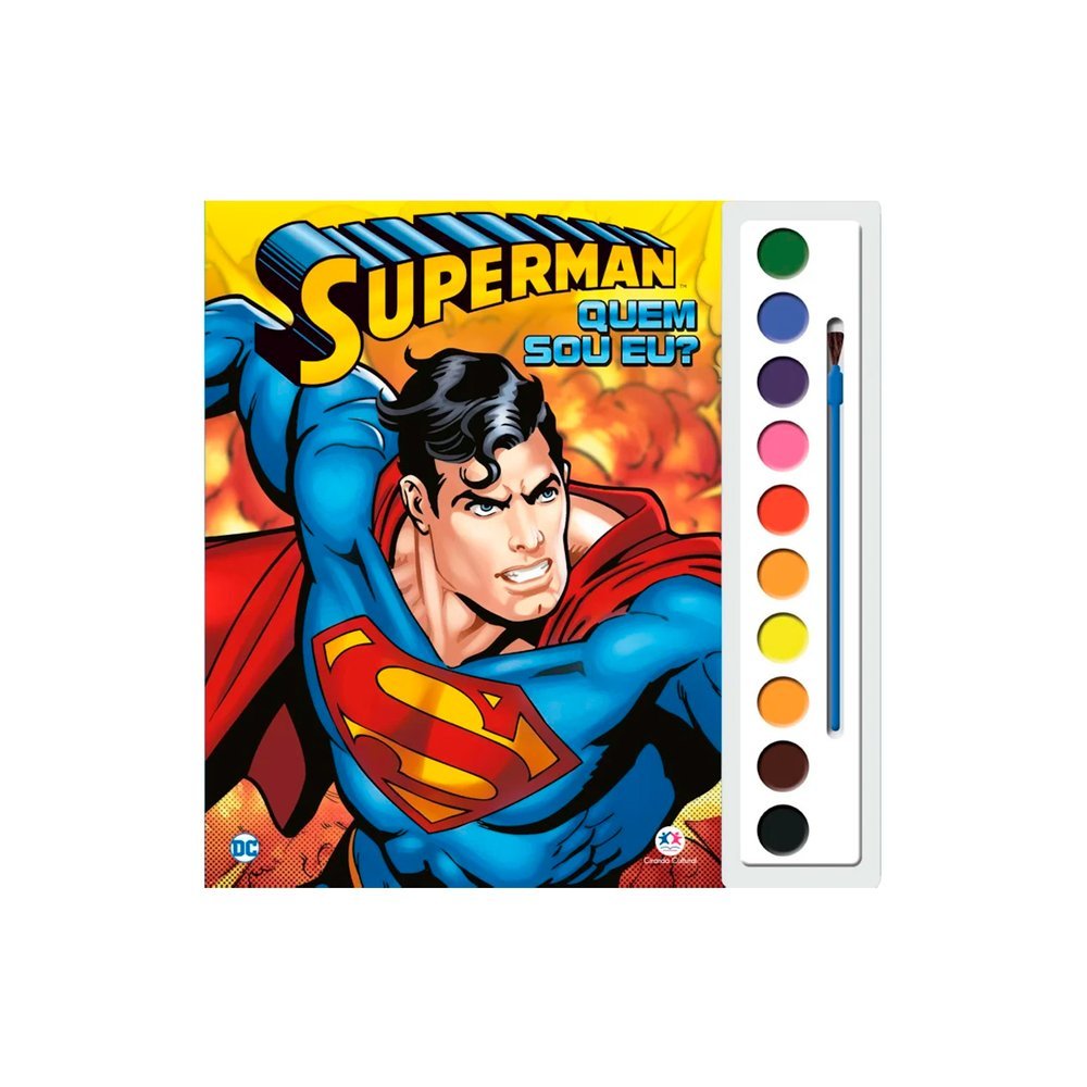 Livro com Aquarela Superman - Ciranda Cultural