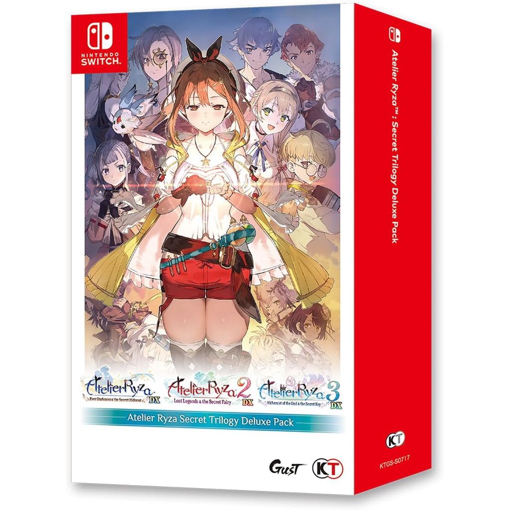 Atelier Ryza Secret Trilogy Deluxe Edition Switch Midia Fisica
