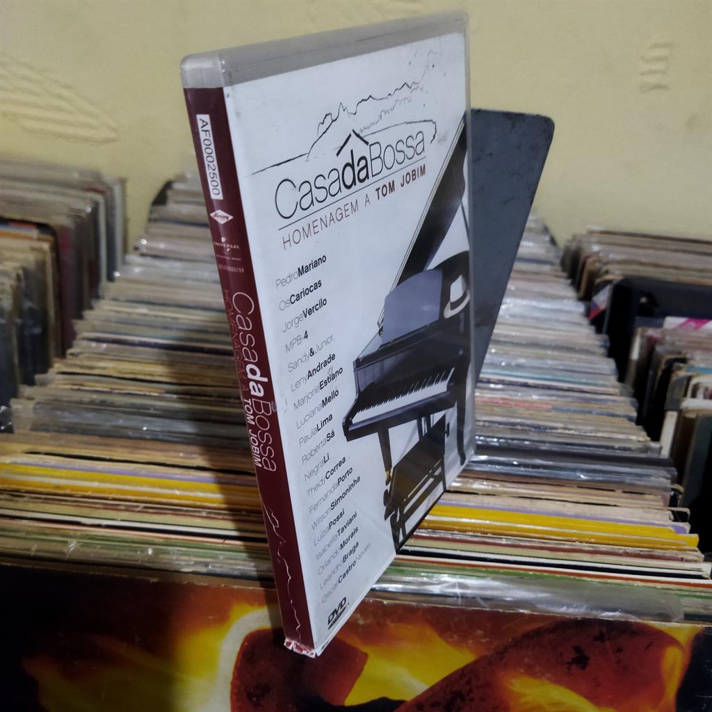 DVD casa da bossa - homenagem a tom jobim direção max pierre