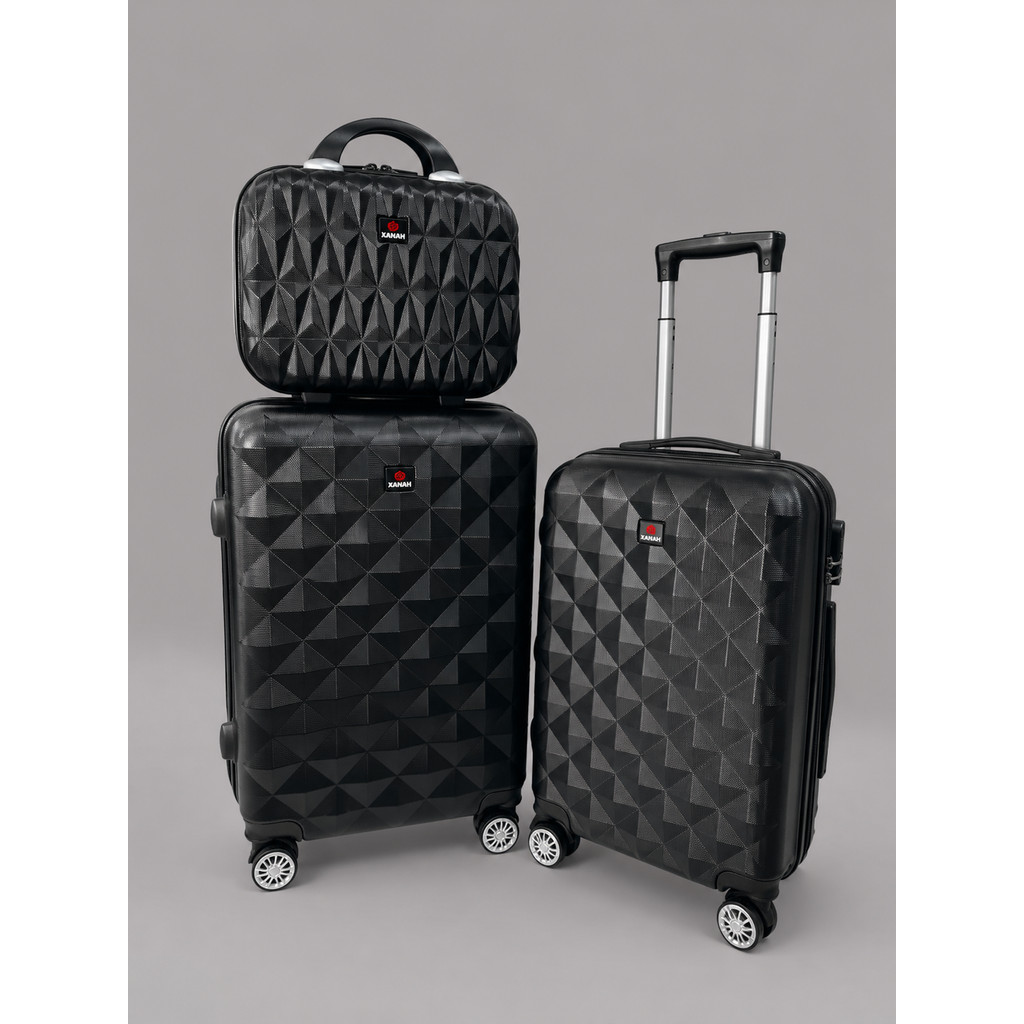 KIT MALA DE BORDO 10KG + MALA DE VIAGEM 23KG M + FRASQUEIRA DE MÃO  PARA AVIAO PADRAO ANAC INTERNACIONAL