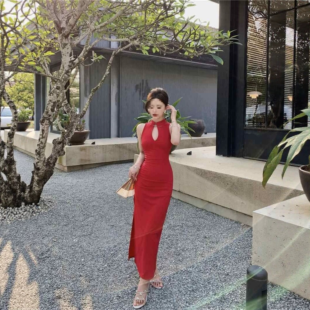 2026 Royal Sister Wrap Nádegas Estilo República da China Novo Estilo Chinês Melhorado Cheongsam Vestido Feminino Verão S