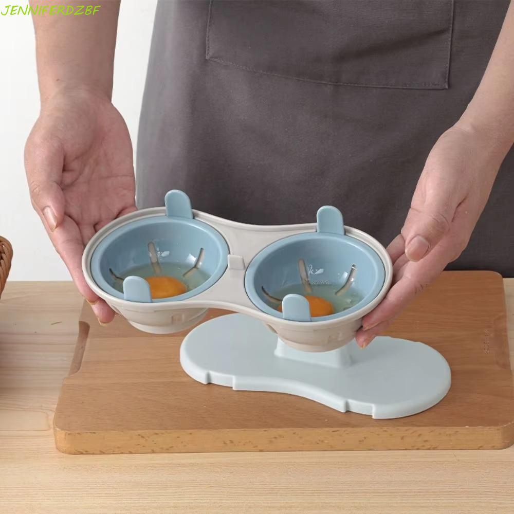 JENNIFERDZBF Fogão De Ovos De Micro-Ondas Para Cozinha De 2 Peças , 1/2 Cavidade Com Cesta De Filtro Caçador , Resistent