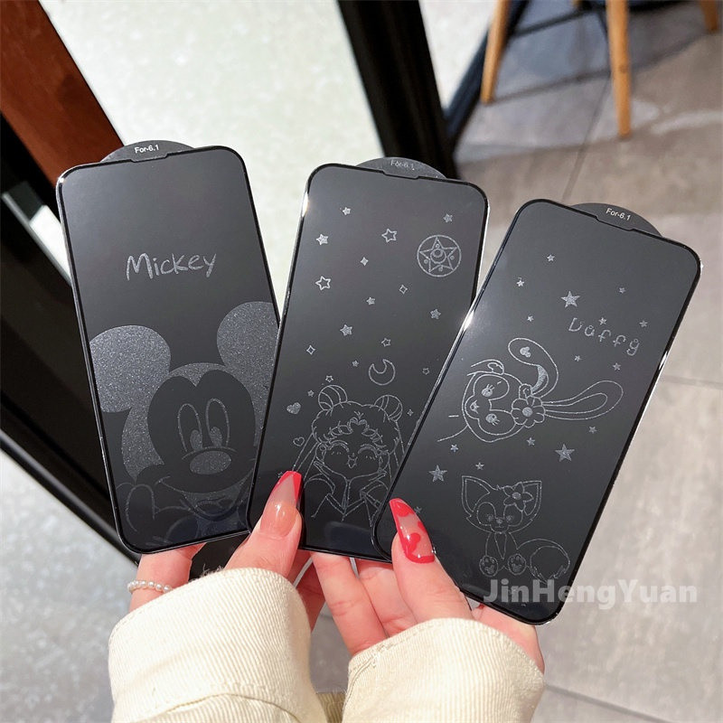 Película protetora de tela de alta definição com padrão invisível para iPhone 17 16 15 14 13 Pro Max Plus, película de v