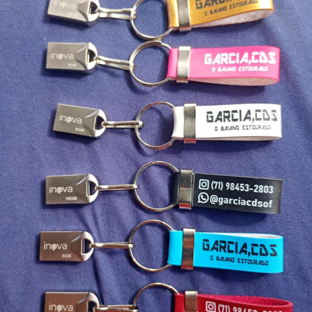 Usb 8gb Kit Mega Pen Drive Top As melhores do momento