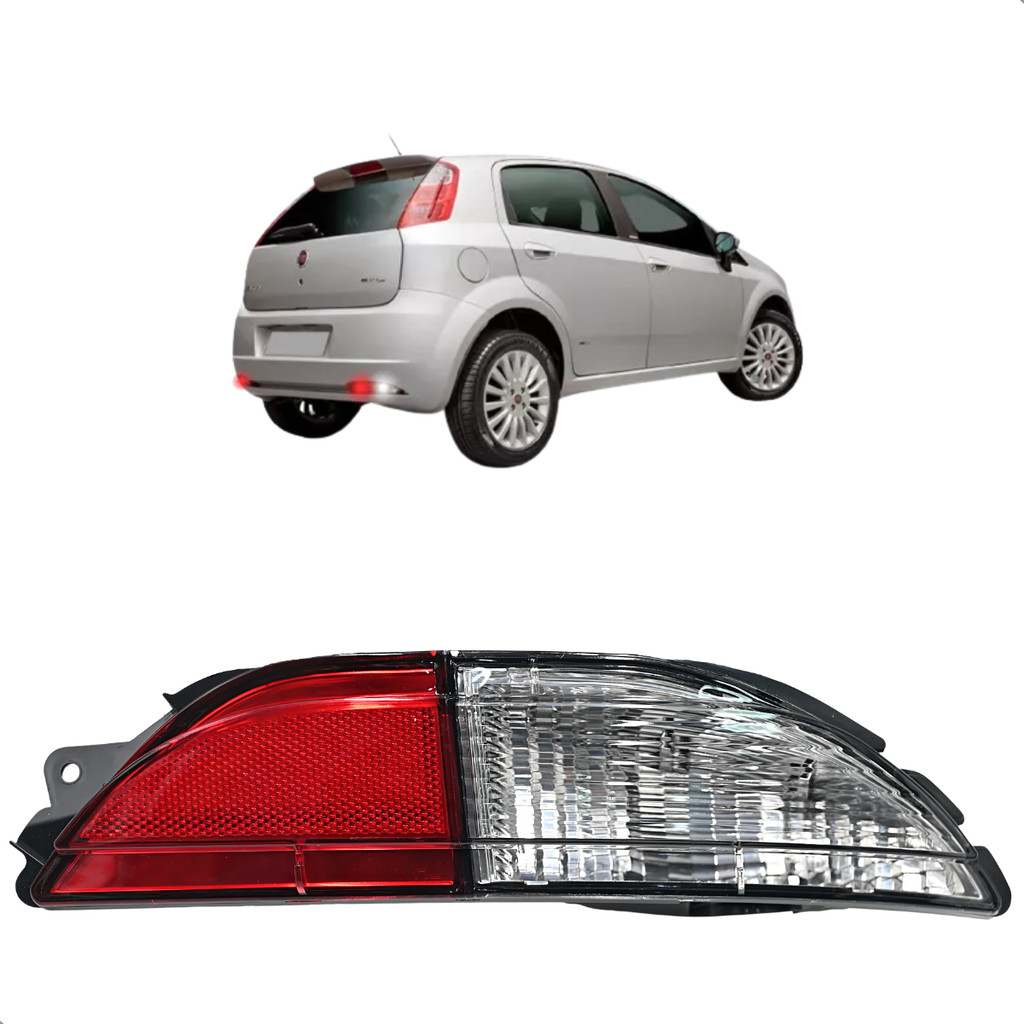 Lanterna Punto 2008 2009 2010 Até 2012 Luz De Ré Para-choque Fitam