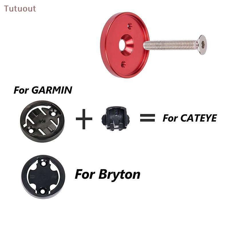 TUTU Bicicletaputer Titular Cronômetro GPS Montagem Haste Superior Capputer Do Telefone Para Garmin Bryton Cateye Peças