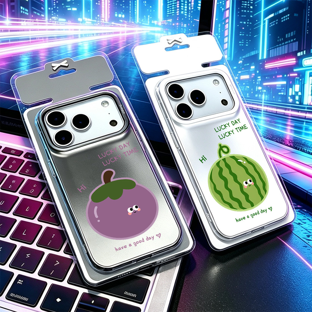 Capa de telefone com padrão de melancia de verão, adequada para iPhone 17 16 15 14 13 12 11 promax 17PRO XSMAX, capa de