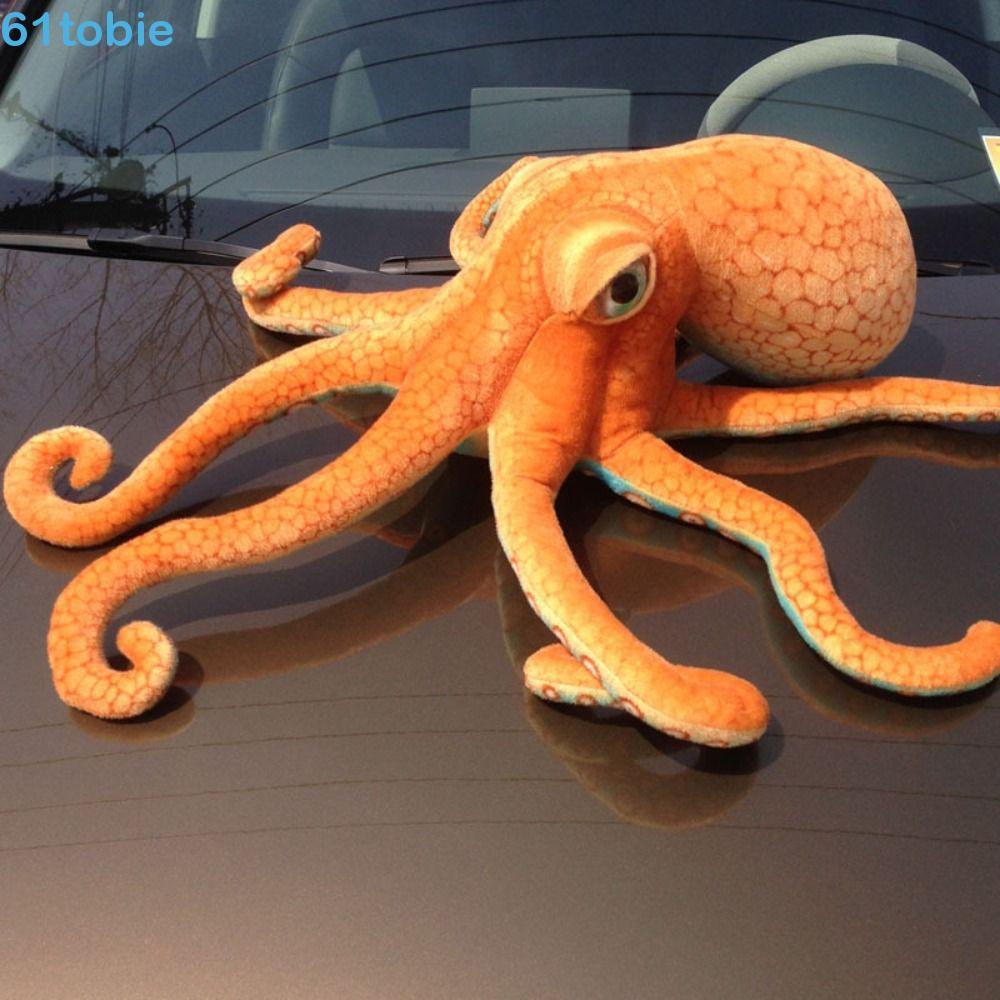 Brinquedo De Pelúcia De Polvo TOBIE , Bonecos De Animais De Lula Realistas , De Simulação Amarela De Decoração De Casa