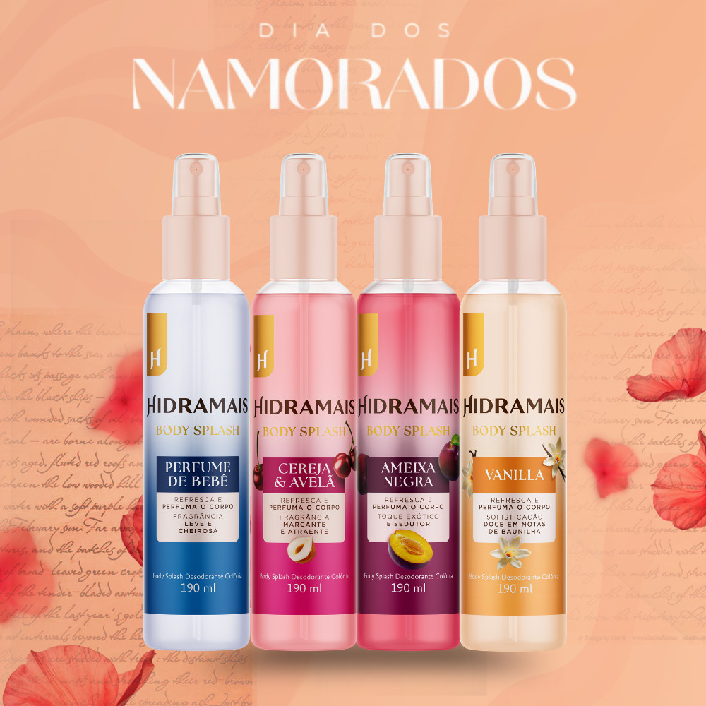 Kit Dia dos Namorados | Body splash + Cartão Exclusivo