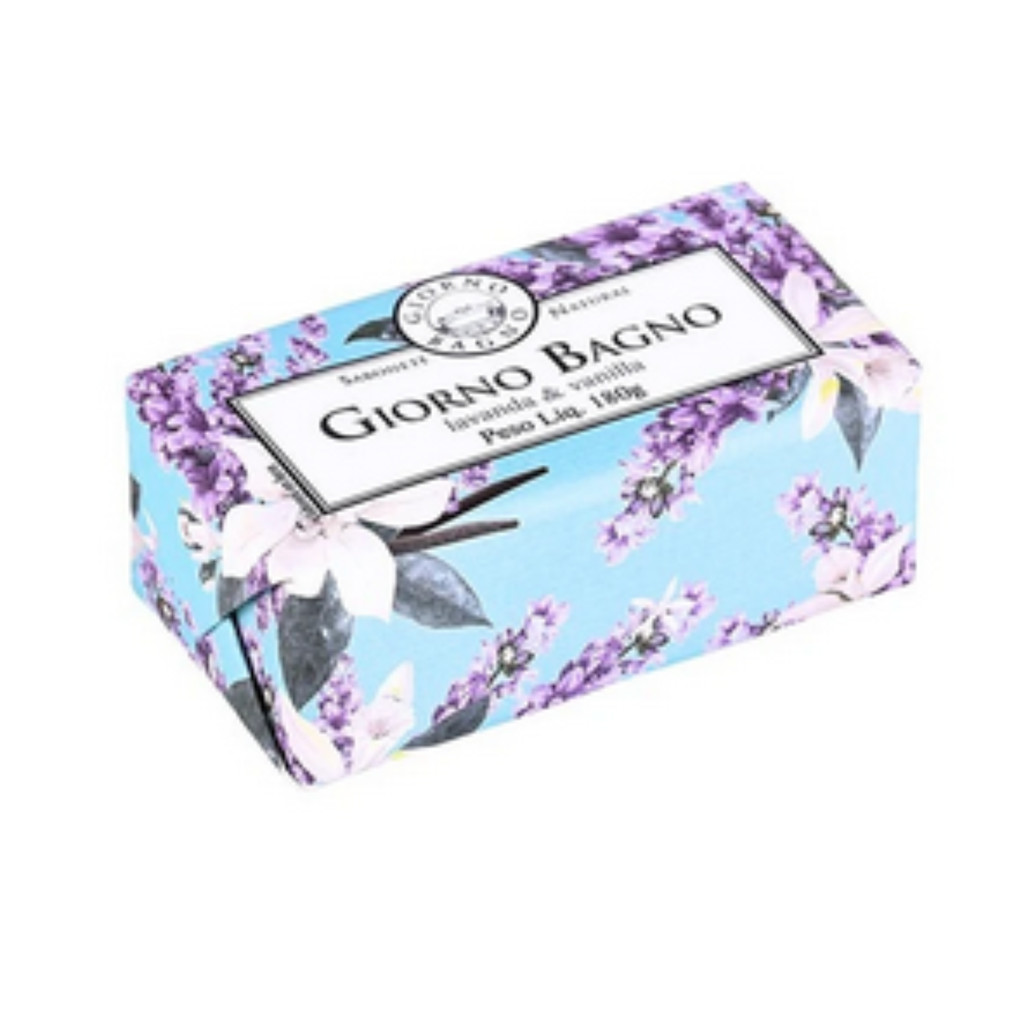 SABONETE EM BARRA GIORNO BAGNO LAVANDA E VANILLA 180G SANOL 9699