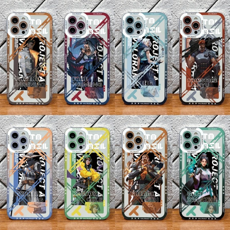 Capa Para Infinix Hot 20i 11 11S NFC 12 Play 12i Note 12 G96 VIP TECNO POVA 4 Pro 3 2 Shell Game Valorant Personagens Ar