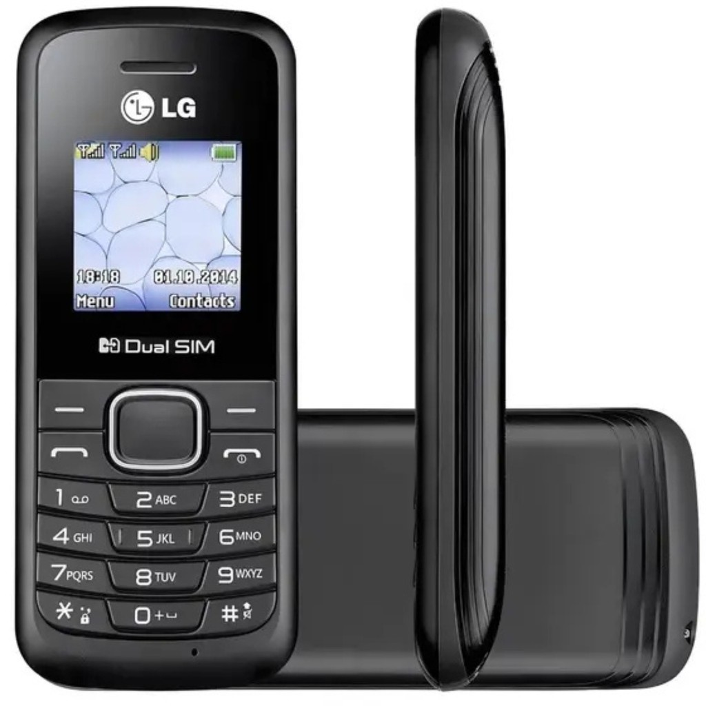 Celular LG B220 3G Dual Chip Sinal Forte, Radio FM, Lanterna