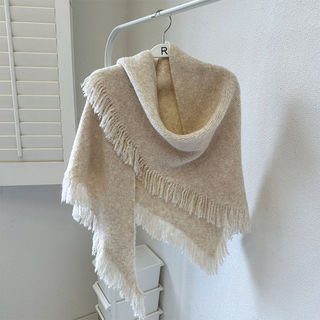 Macio ceroso Cashmere xale feminino borla multifuncional Cardigan outono inverno novo estilo feminino elegante casaco ex