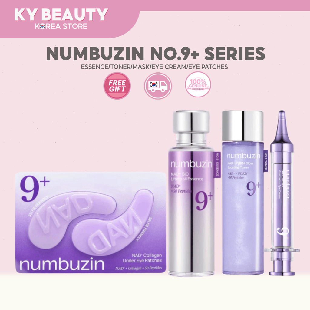 NUMBUZIN No . 9 + NAD + BIO Lifting-sil Essence/Toner PDRN/Creme Para Os Olhos Retinol/Tapa-Olho De Colágeno