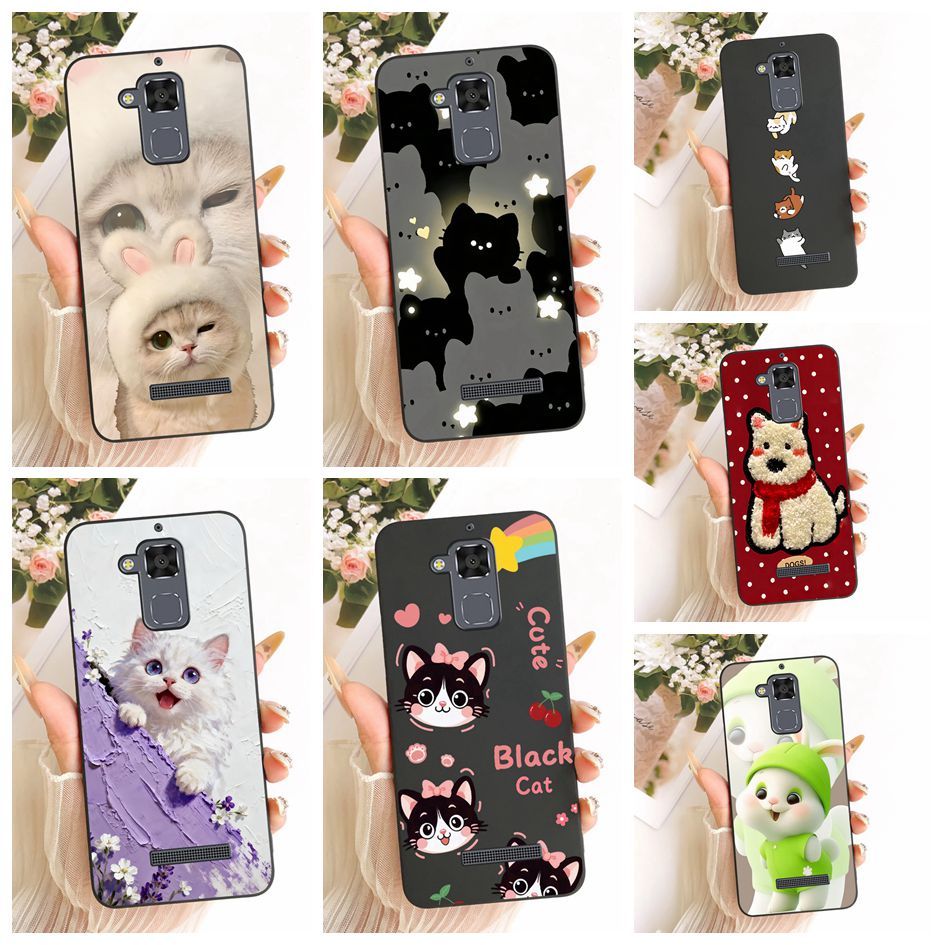 Bonito Embalagem Para Asus Zenfone 3 Max ZC520TL Caso X008D Dos Desenhos Animados Coelho Gato Urso Silicone Macio Capa P
