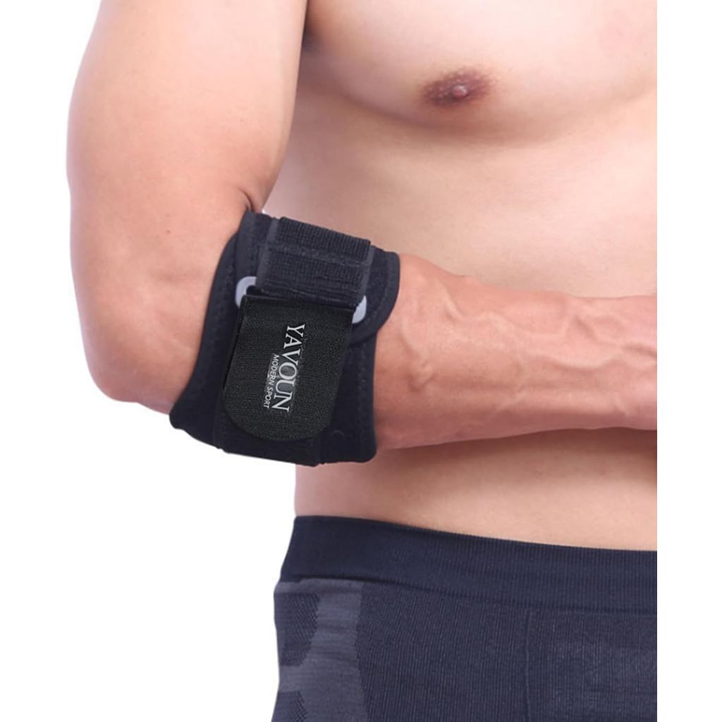 Suporte para antebraço para alívio da dor, cinta para cotovelo de tenista, tratamento de tendinite, suporte ajustável pa