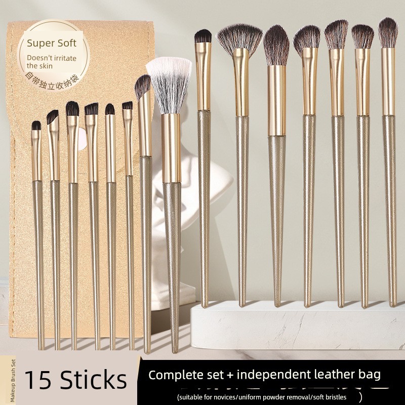 kit pincel maquiagem kit pincel maquiagem profissional 15 conjuntos de pincéis de maquiagem com saco de armazenamento po