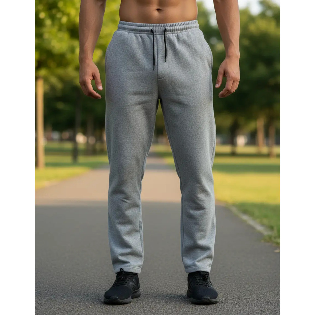 Calça Moletom Masculina Academia Treino Elástico Cor Sortida