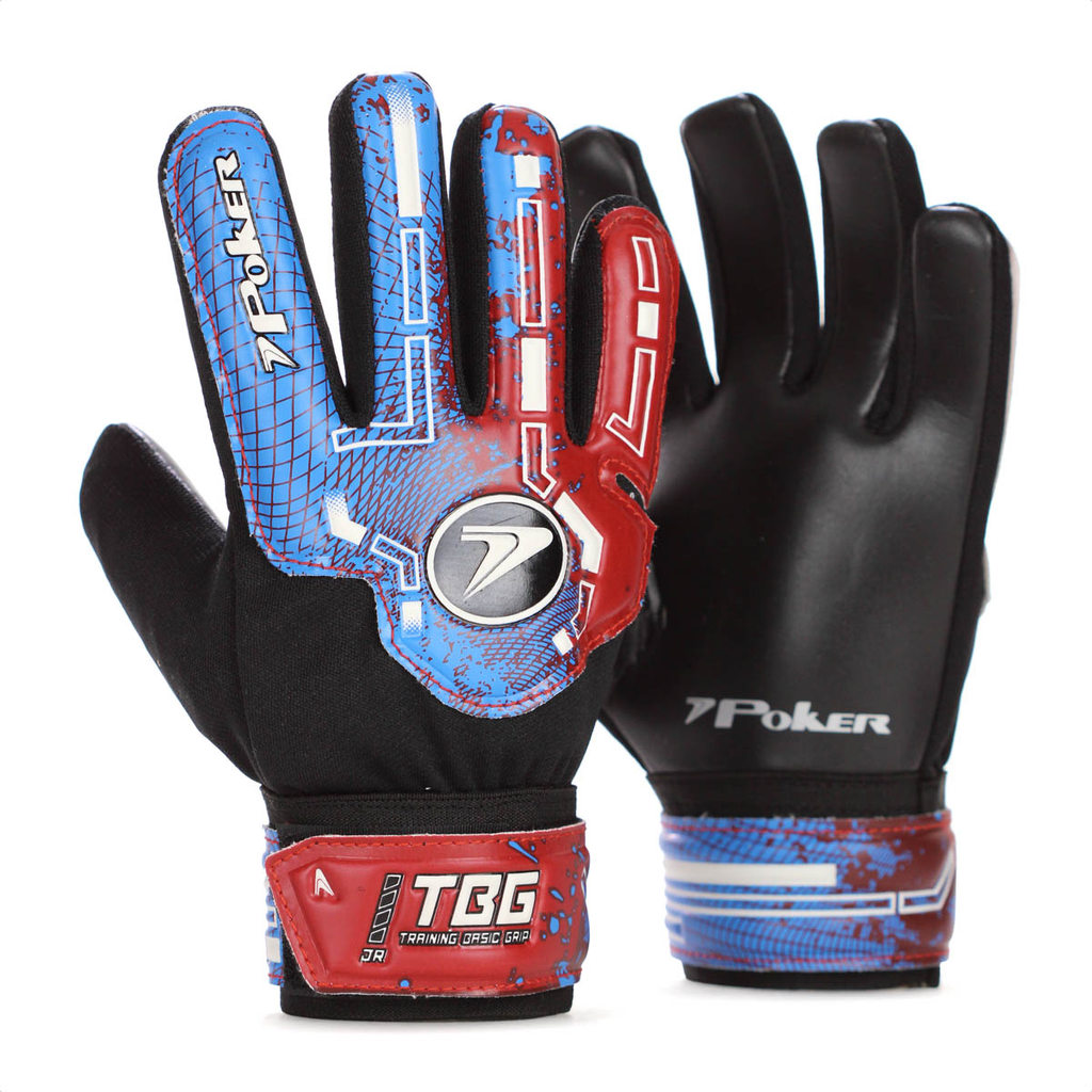 Luva de Goleiro Poker Campo Training Basic Grip Jr Infantil