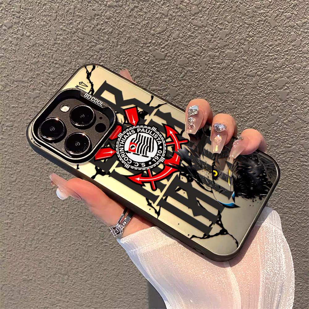 Capa Capinha Para iPhone 17 PRO PROMAX 16 11 12 13 14 15 xs XR com estampa de Corinthians A02251