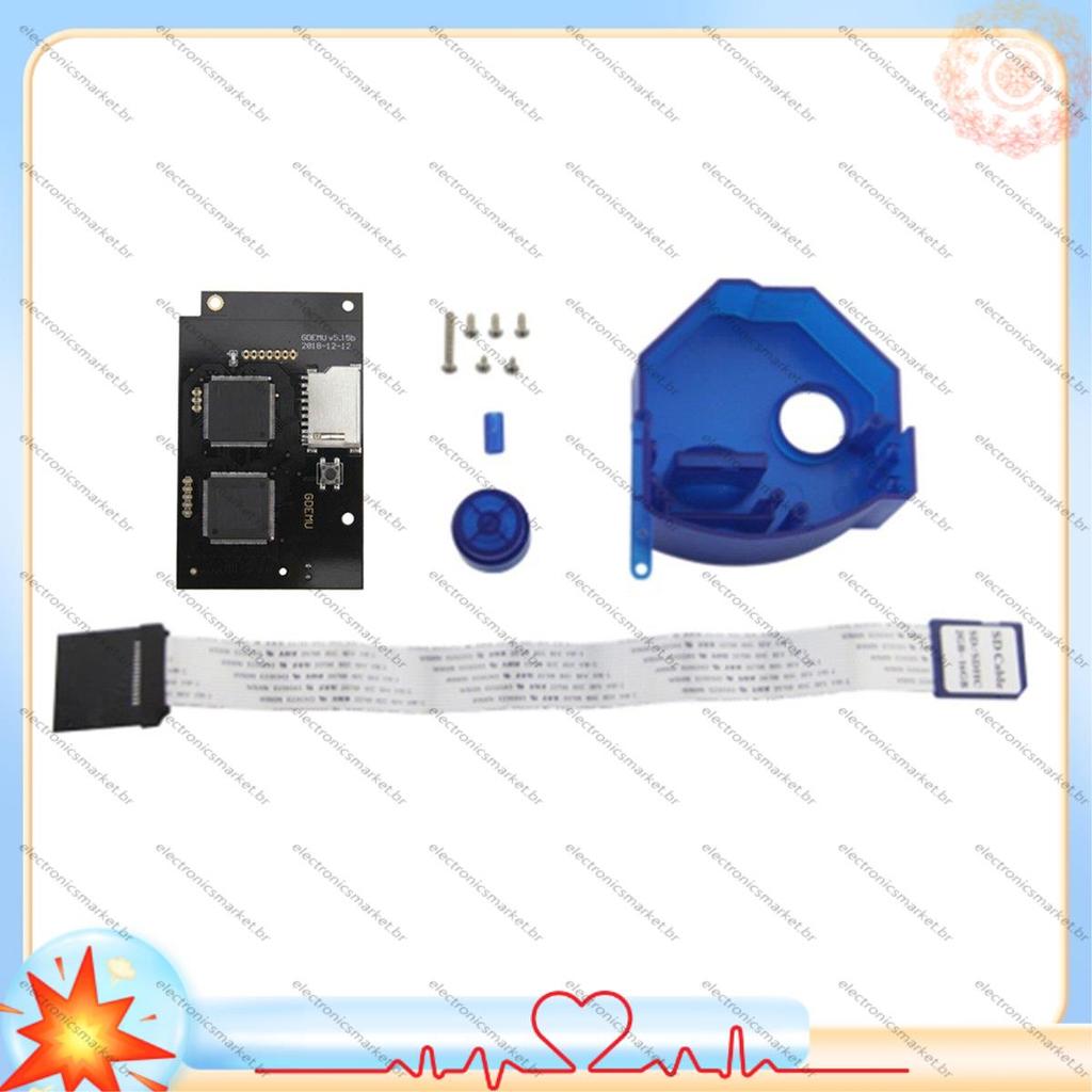 [Em Vendas E] Placa De Simulação De Unidade Óptica DC V5.15B GDEMU Para DreamCast Kit De Montagem De Cartão SD Remoto Co
