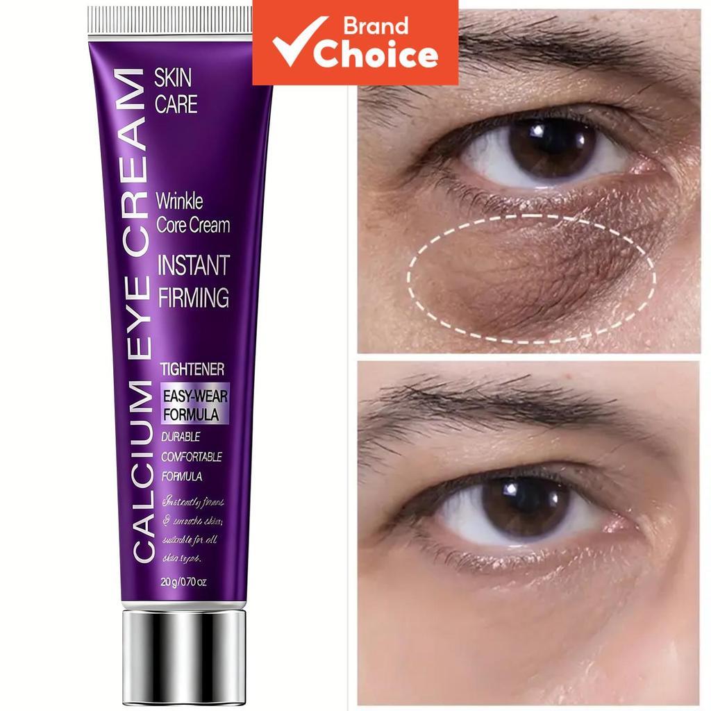 Creme para Olhos de Cálcio Levin 20 g - Efeito Lifting Instantâneo, Reduz Rugas Finas e Linhas de Expressão, Pele Firme