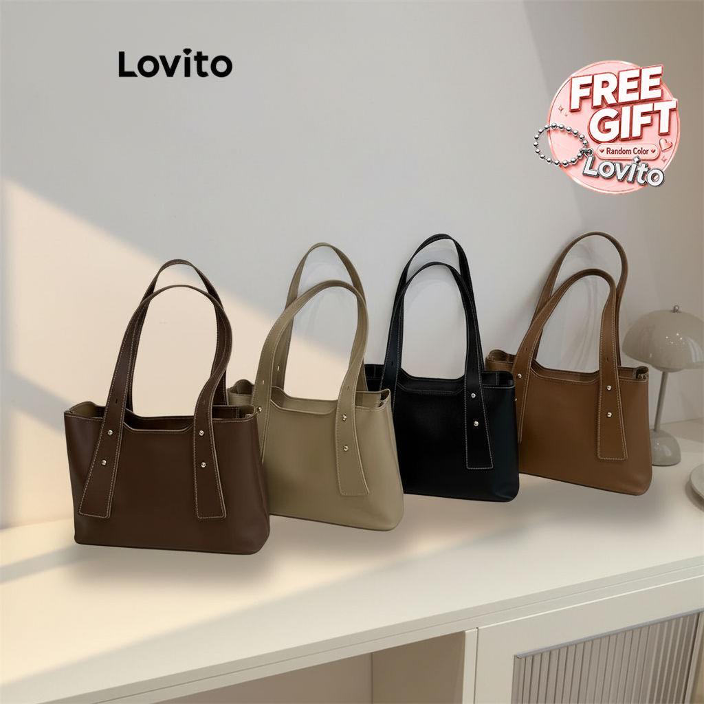 Lovito Bolsa Tote Casual E Simples Para Viagens Uso Diário Escola/estudantis Mod